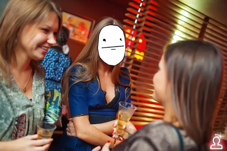Poker face