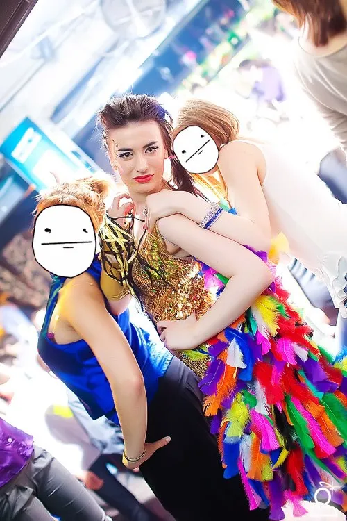 Poker face