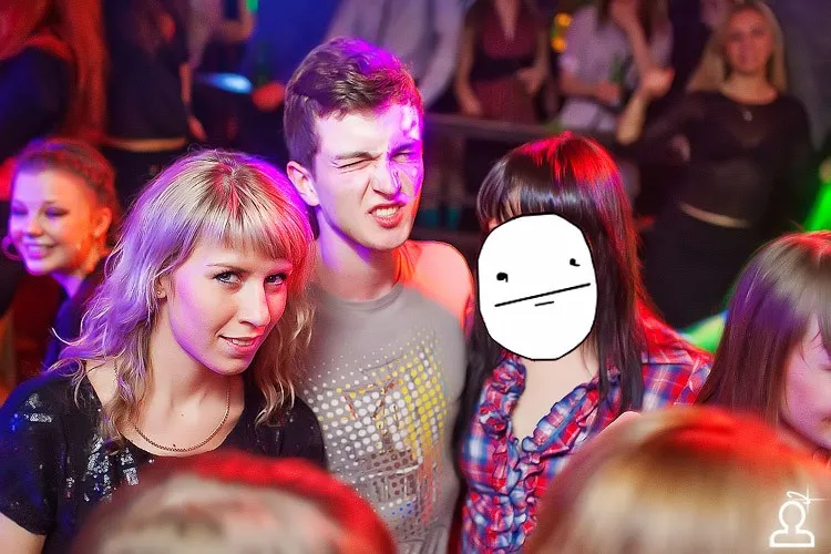 Poker face
