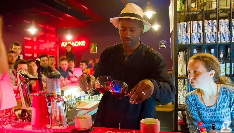 Мастер-класс от Иана Баррелля в рамках конкурса diageo bar academy